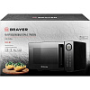Микроволновая печь BRAYER 2506BR,900Вт,23л,цифр.упр,9 реж,LED дисп, гриль