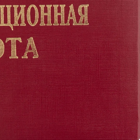 Папка адресная ВЫПУСКНАЯ КВАЛИФИКАЦИОННАЯ РАБОТА, бумвинил, бордовая