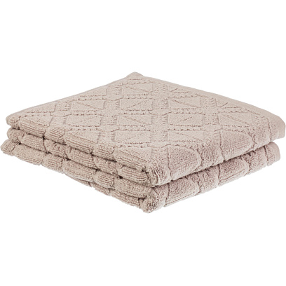 Набор полотенец махровых  для рук 50х80 см, 500 г/м2,Светло-серый 2шт