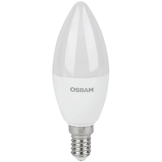 Лампа светодиодная OSRAM LED Value B, 7Вт, 3000К Е14 (578883)