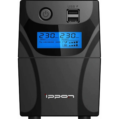 ИБП Ippon Back Power Pro II Euro 850 480Вт 850ВА черный (1005575)