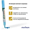 Маркер меловой MunHwa, CM-02, голубой, 3мм