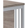 Стол Комус Мебель К-Loft 241S014 1180х670х752 дуб сонома темн/белый