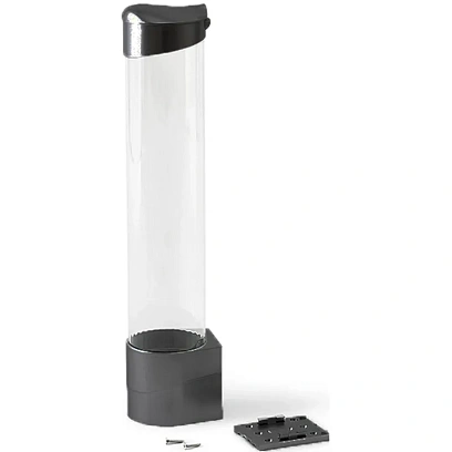 Держатель для стаканов на шурупах черный