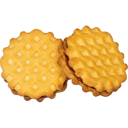 Печенье Дымка Домашние вафельки с апельсиновой начинкой, 3,8кг/уп