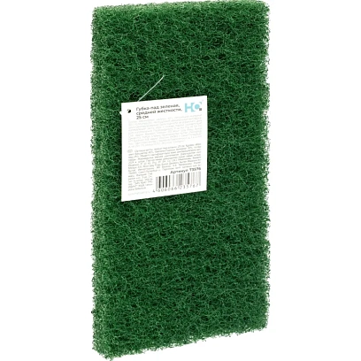 Пад ручной HQ Profiline зеленый средней жесткости нейлон 25х12х2см