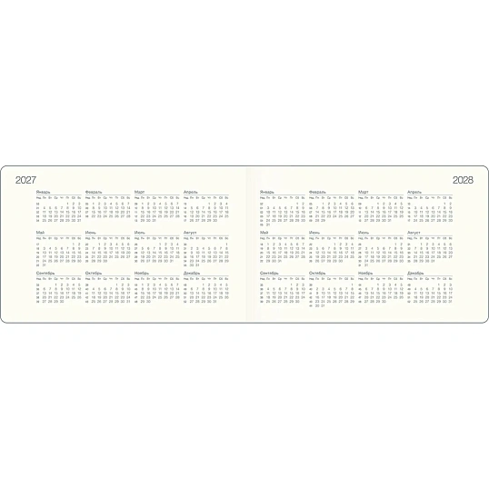 Еженедельник датированный 2027 IF 160x105 64л тверд с рез Шанс I2052/brown