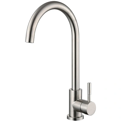 Смеситель для кухни СС_нержавеющая сталь OLIVE'S Balear, 13435-1BL