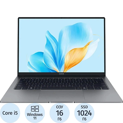 Ноутбук Honor MagicBook X14(5301ALWJ) i5-13420H/16Gb/1Tb SSD/14/W11H