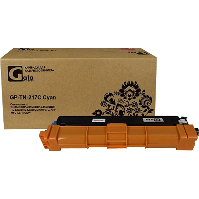 Тонер-картридж GalaPrint TN-217C гол.пов.емк. для Brother для DCPL3550