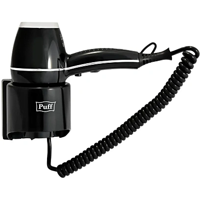 Фен Puff-1800Вl,черный, 1,8 кВт
