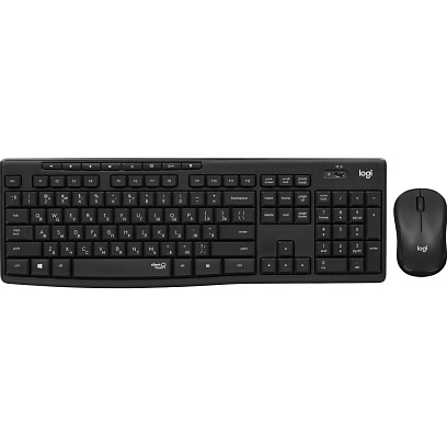Набор клавиатура+мышь Logitech MK295,черный USB беспровод (920-009813)