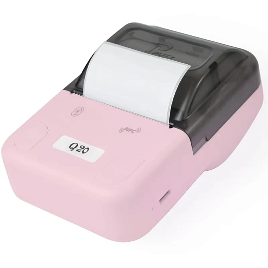Этикет-принтер Puty Q20 переносной, розовый (Q20 pink)
