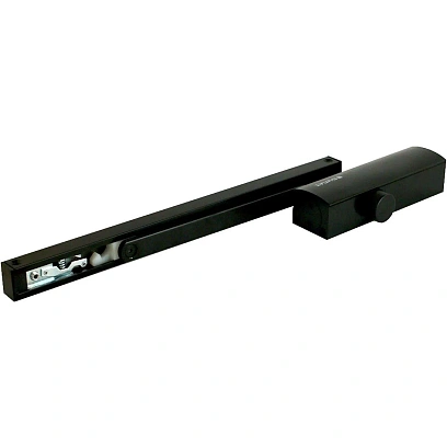 Доводчик дверной БУЛАТ PROFI  ДД 802/3 AH-B,40-80 кг,черн,морозост,ск.тяг