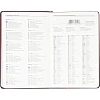 Ежедневник недатированный Attache А5, 160л, 138x213мм иск. кожа, красный