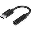 Адаптер PERO AD09 USB-C TO MINI JACK 3.5MM, черный