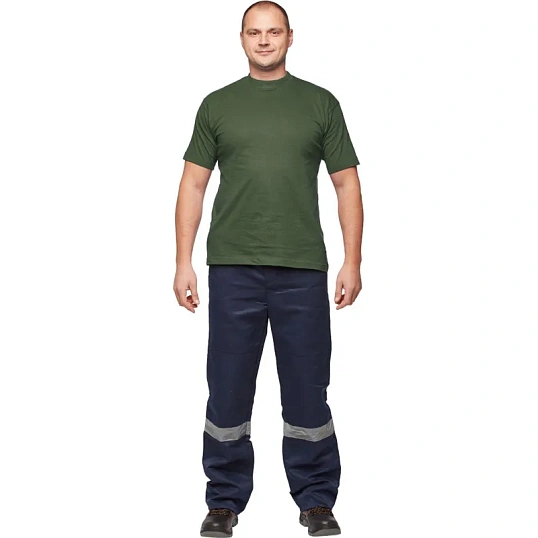 Футболка (160 г.) с кор.рукавом т.-злн.(XL)