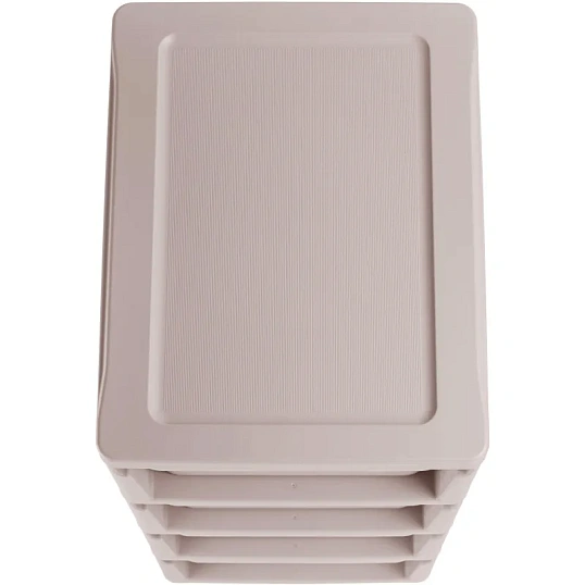 Комод BP_на колесах LUXE, 4 ящика, 300х385х690 мм (Светло-бежевый)