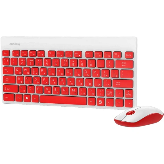 Набор клавиатура+мышь Smartbuy 220349AG красно-белый (SBC-220349AG-RW) /20