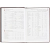 Ежедневник датированный 2026 А5+ VELVET бордовый 3-123/02