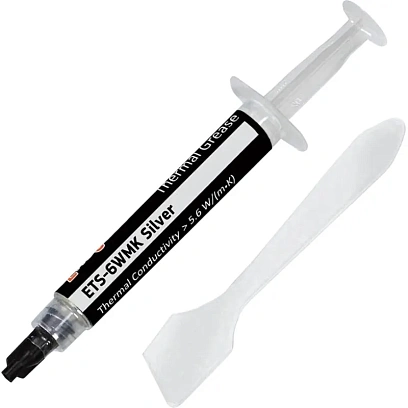 Термопаста ExeGate ETS-6WMK Silver 4г, шприц с лопаткой (EX282347RUS)