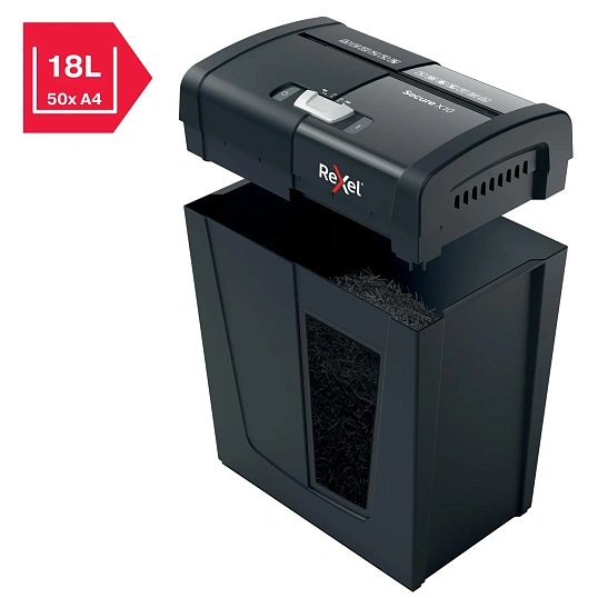 Шредер (уничтожитель) Rexel Secure X10, 4ур.секр., 10 листов, 18 л