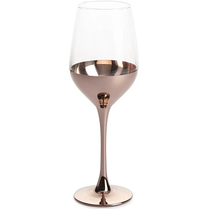 Набор бокалов для вина СЕЛЕСТ ЭЛЕКТРИЧЕСКАЯ МЕДЬ 4шт 350мл