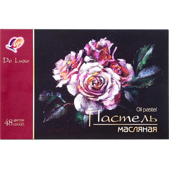 Пастель масляная Люкс 48 цв (круглая) 30С 1940-08 набор