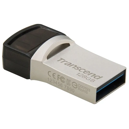 Флеш-память Transcend JetFlash 890, 128Gb, USB 3.1 G1, Type-C, TS128GJF890S