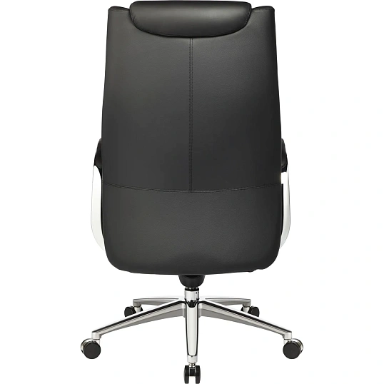 Кресло BN_Jl_Руководителя Echair-545 ML кожа черная, хром