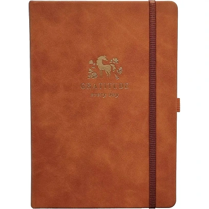 Ежедневник датированный 2026 IF 14х20см 176л, тв с рез, Grace I1714/l-brown