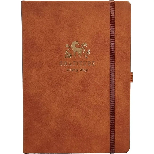 Ежедневник датированный 2026 IF 14х20см 176л, тв с рез, Grace I1714/l-brown