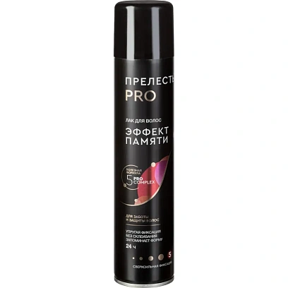 Лак для волосПрелесть Professional Эффект памяти  ССФ 300 см3 NEW! (С)