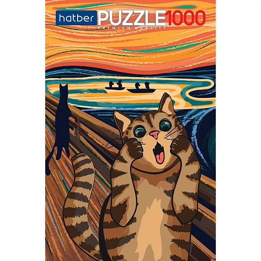 Пазл 1000 элементов Premium А2ф 480х680мм  -Кот Мунка-,78083