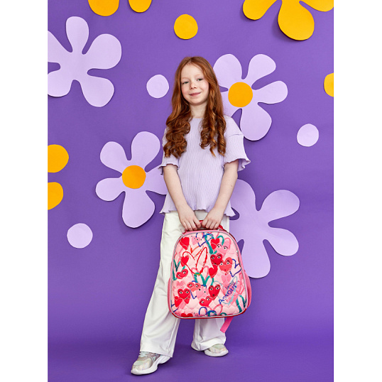 Ранец Комус Класс Basic Amour, розовый, 2 отд, эргоном спинка