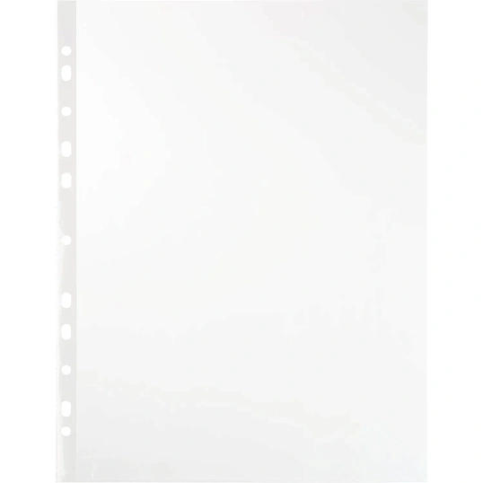 Файл-вкладыш А4 45 мкм Выбор есть Элементари, гладкий, с перф., 100шт/уп