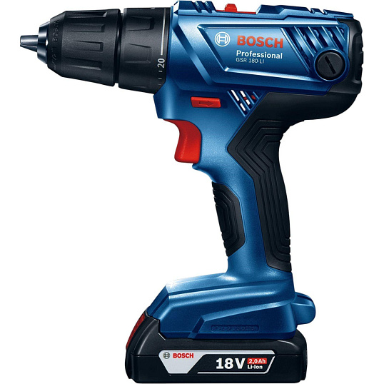 Дрель-шуруповерт аккумуляторная Bosch GSR 180-Li 06019F8109