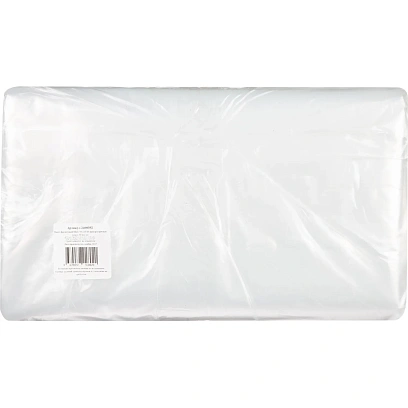 Пакет фасовочный ПВД 70х120 80 мкм прозрачный пласт, 50 шт./уп