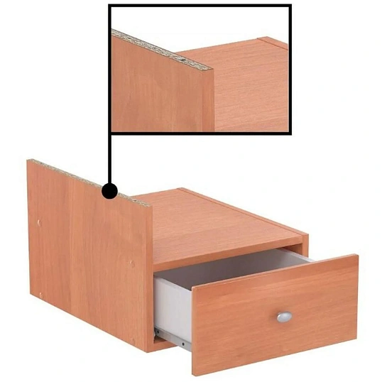 Тумба подвесная Easy LT Оптима 400x481x300 1 ящ. Ольха