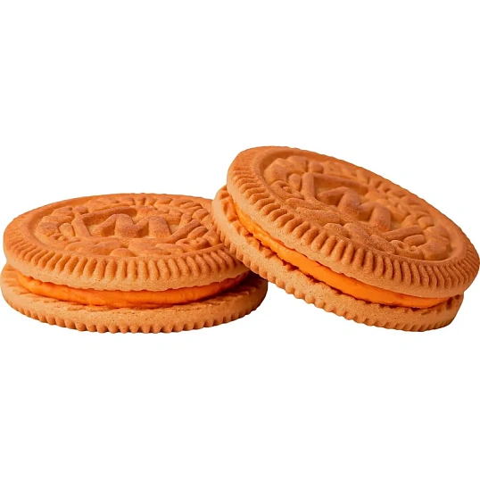 Печенье Pekarro Orange с апельсиновой начинкой и взрывной карамелью, 3кг