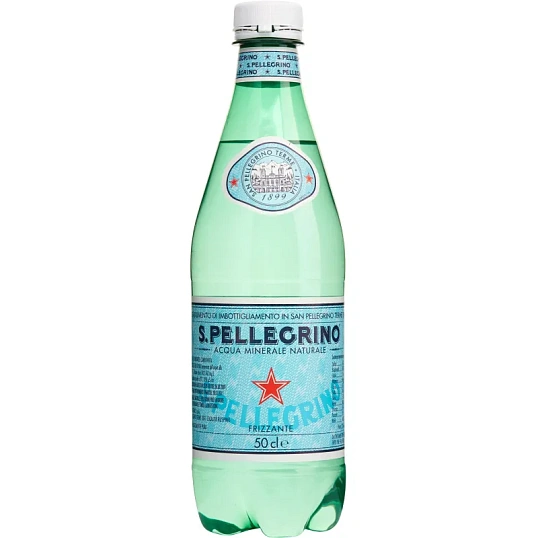 Вода минеральная San Pellegrino питьевая газ ПЭТ 0,5 л