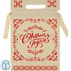 Мешочек для подарков Расписной узор, 20x30см, красный,НУ-6245