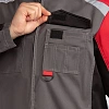 Куртка лет муж TOPFORT Грегаль (л23) сер/крас 80-84/170-176