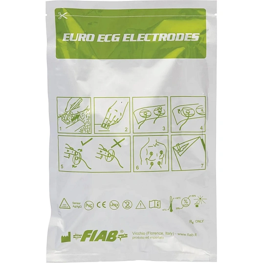 Электроды для ЭКГ однораз.D55мм, нетканн. Fiab F2060 50шт/уп, 24уп/ящ
