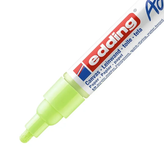 Маркер акриловый Edding 5100/917.кругл.нак. 2-3 мм. Цвет Пастельный зеленый