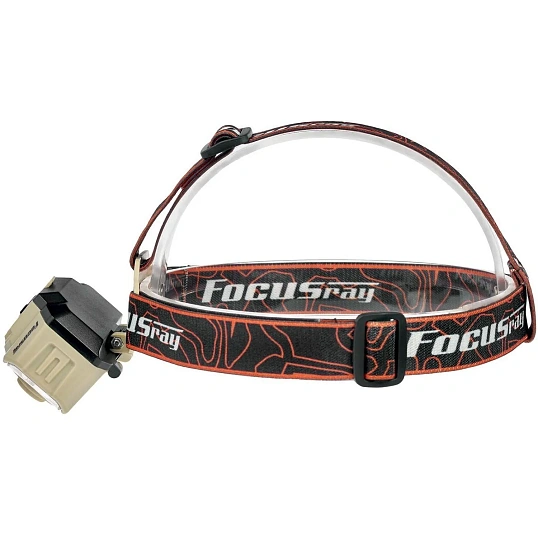 Фонарь налобный FOCUSray 1330 акку 18650 1200мАН 200люмен,индикатор зарядки