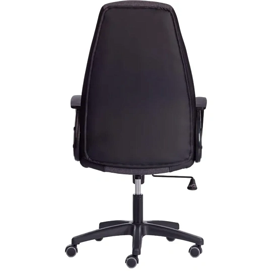 Кресло UT_Easy Chair Impreza, к/з, тк, сетка, чер/сер/мет,36-6/F68/36/TW-11