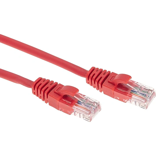 Патч-корд REXANT (02-0103-105) U/UTP, CAT 5e, 26AWG, LSZH, красный, 1,5м