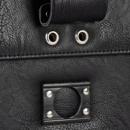 Портфель ГРИФ К мод. 1027/2 черный экокожа