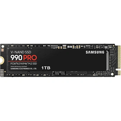 SSD накопитель Samsung 990 Pro 1Tb, M.2 2280, PCI-E 4.0 x4 (MZ-V9P1T0BW)